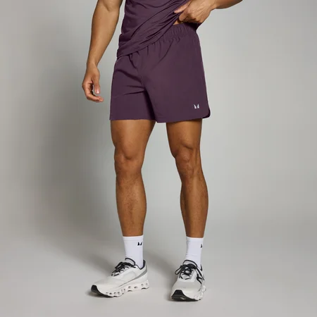 Short d’entraînement en matière tissée 13 cm MP pour hommes – Prune foncé