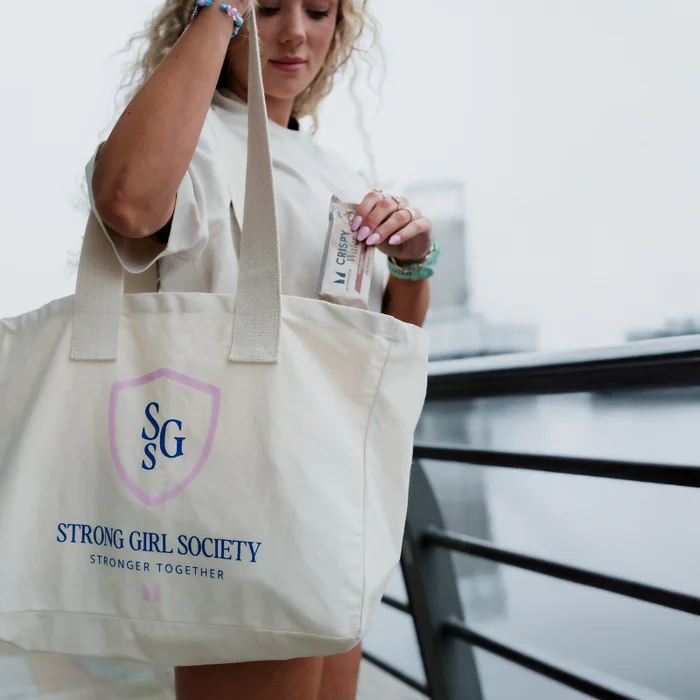 Sac fourre-tout MP Strong Girl Society – Naturel