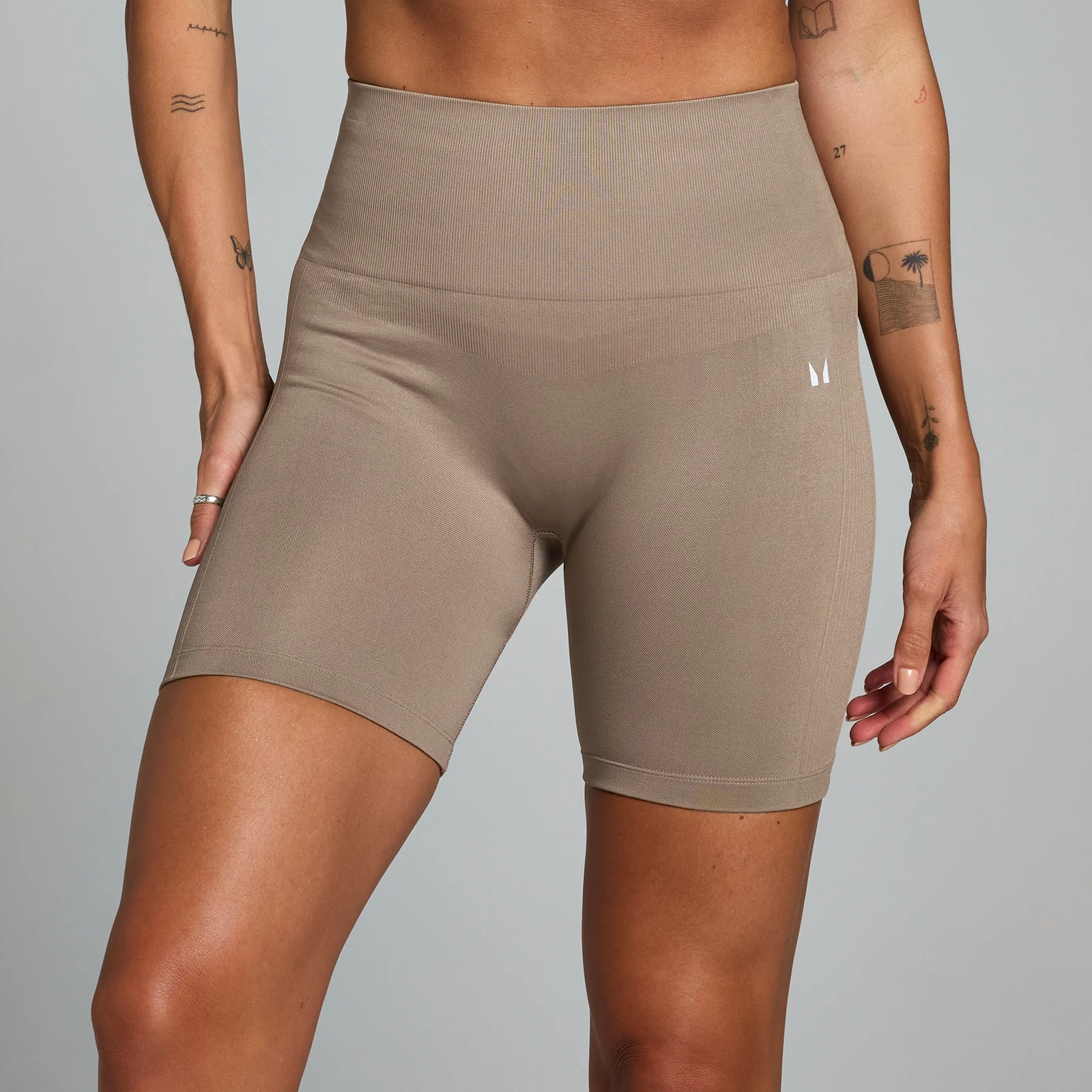 Cycliste sans coutures MP Shape pour femmes – Taupe clair - XSImage1