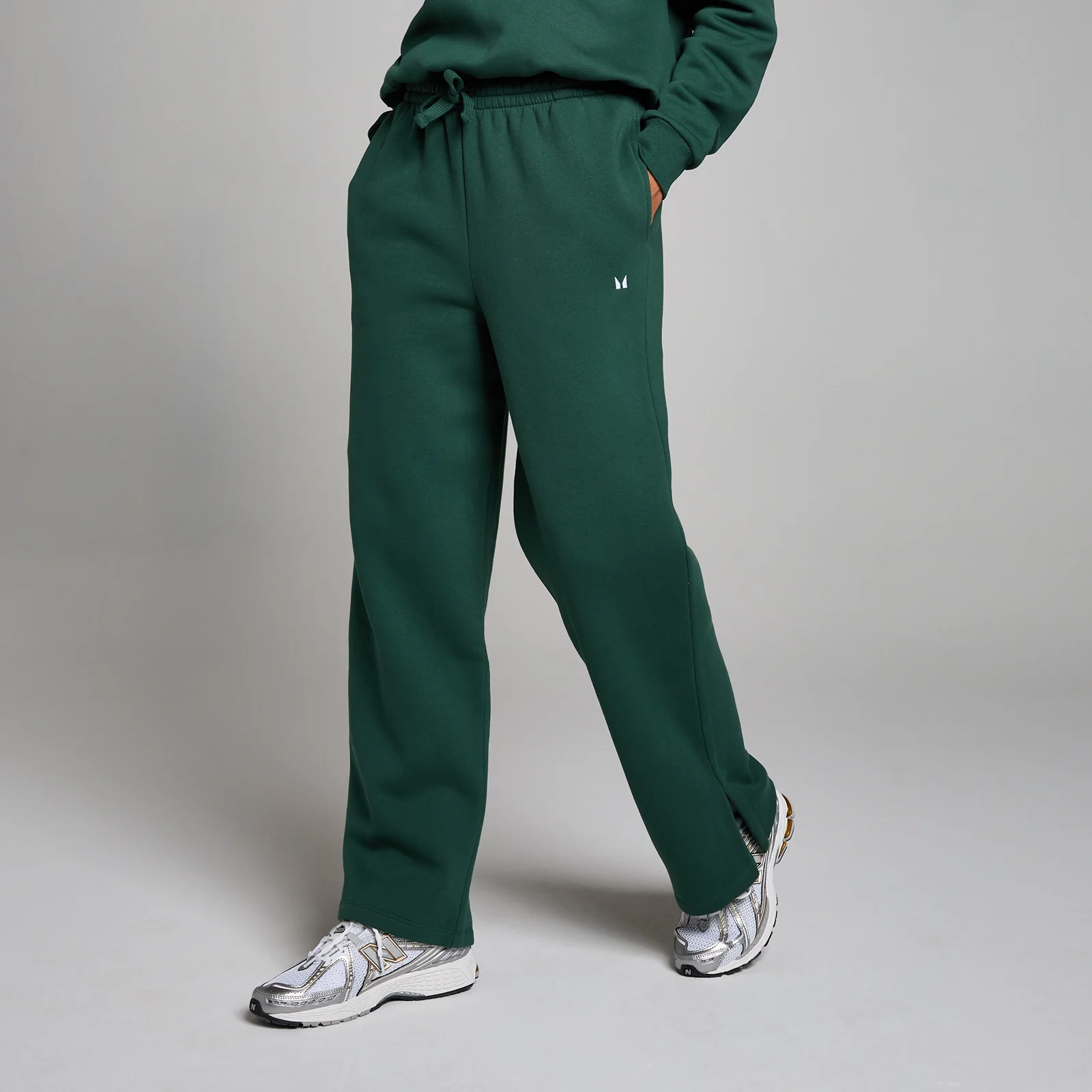 Jogging coupe droite MP Basics pour femmes – Vert de course - XSImage1