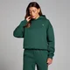 Sweat à capuche oversize MP Basics pour femmes – Vert de course
