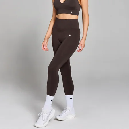 Legging effet froncé sans coutures MP Tempo pour femmes – Chocolat