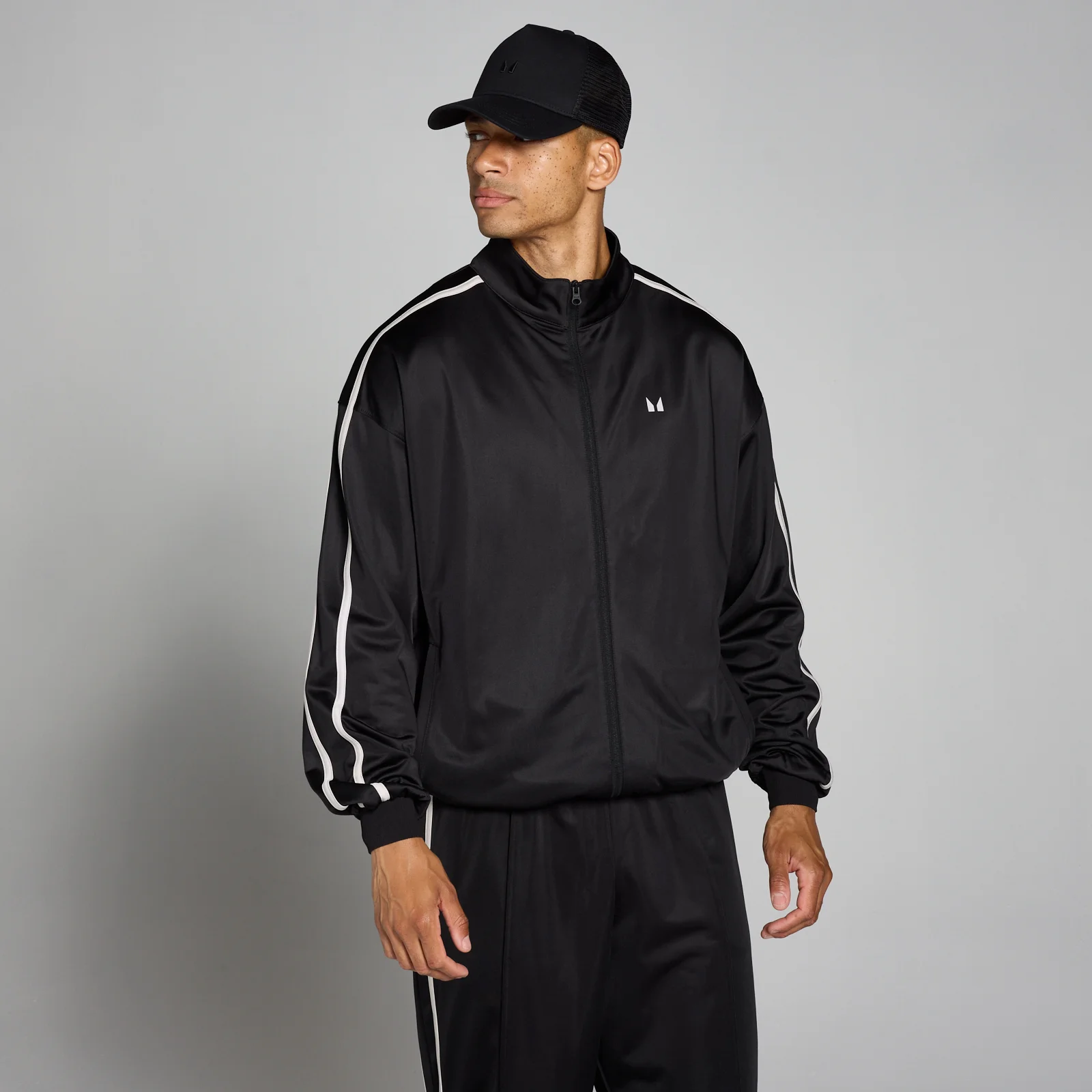 Veste de survêtement en maille MP pour hommes – Noir - SImage1