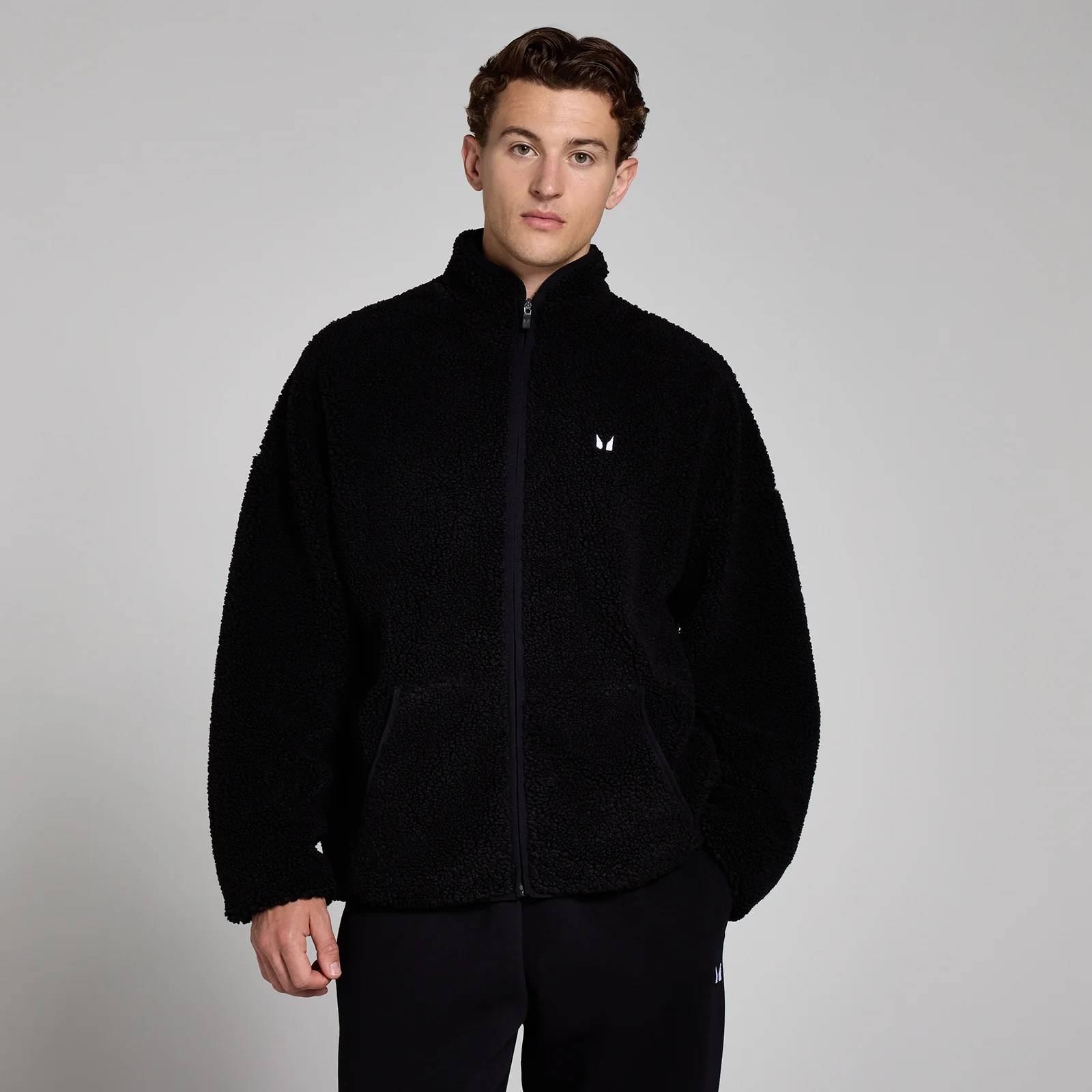 Veste en polaire à fermeture éclair intégrale MP pour hommes - Noir - XSImage1