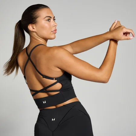 Débardeur à dos croisé MP Tempo Ultra pour femmes – Noir