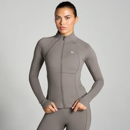 Veste à ourlet incurvé MP Tempo Ultra pour femmes – Truffe foncée