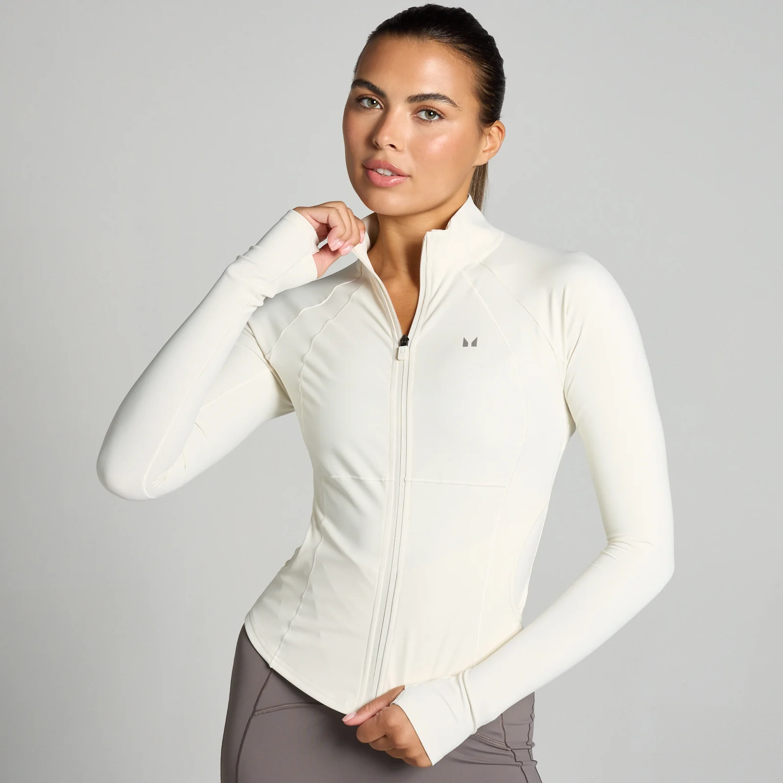 Veste à ourlet incurvé MP Tempo Ultra pour femmes – Vanille - XSImage1