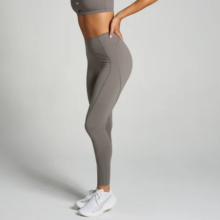 Legging à ourlet incurvé MP Tempo Ultra pour femmes – Truffe foncée