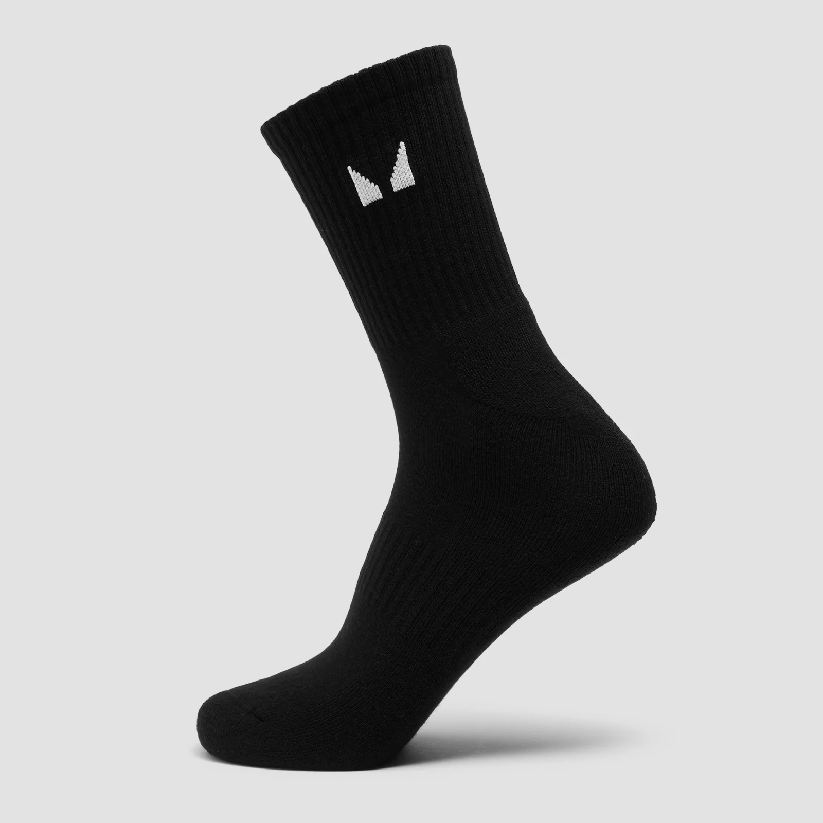 MP Unisex Crew Socks (1 Pack) - Black - UK 2-5Image1