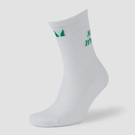 Chaussettes de course MP Graphic – Blanc