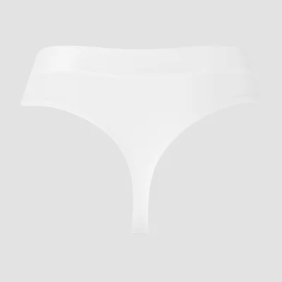 String taille mi-haute MP pour femmes (lot de 5) – Blanc - MImage7