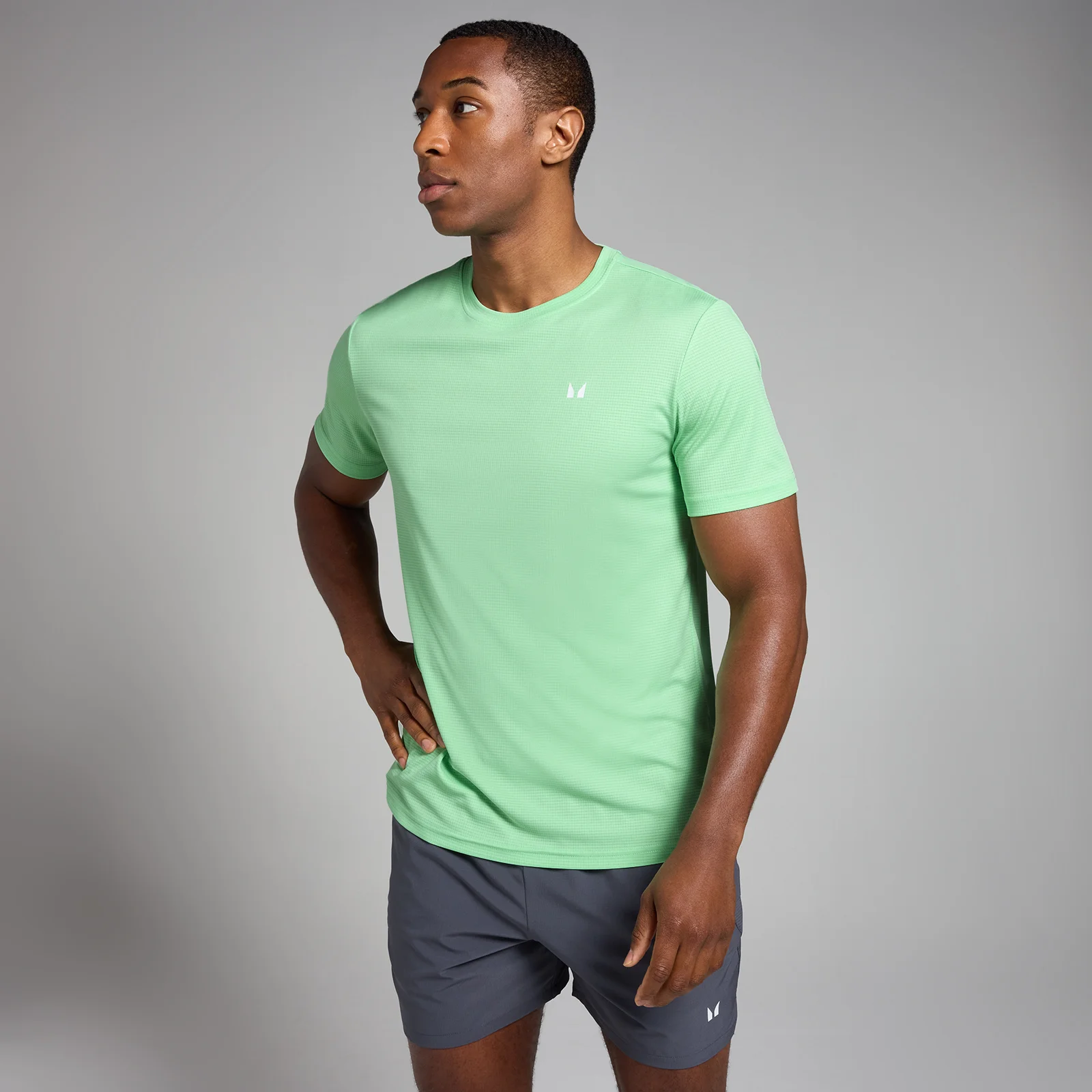 T-shirt d’entraînement texturé MP Active pour hommes – Menthe - XSImage1
