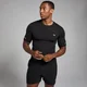 T-shirt imprimé sans coutures MP Active pour hommes – Noir