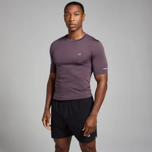 T-shirt imprimé sans coutures MP Active pour hommes – Violet foncé - Size XS