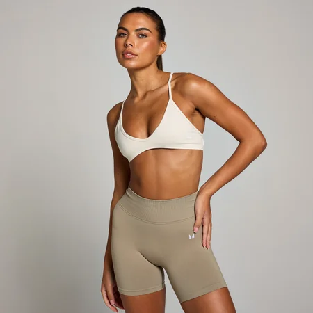 Brassière sans coutures micro MP pour femmes – Blanc cassé