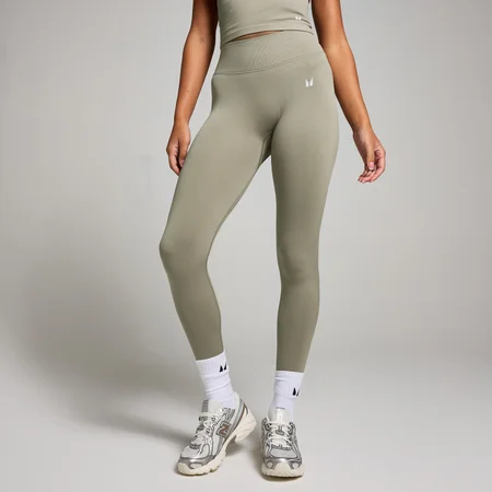 Legging sans coutures avec fronces invisibles MP pour femmes – Sauge foncée