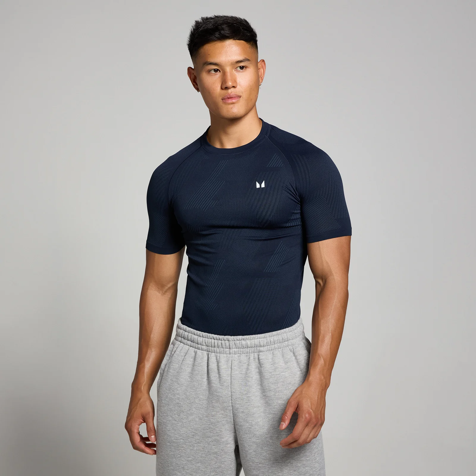 T-shirt sans coutures MP Tempo Pillar Graphic pour hommes – Bleu marine - XLImage1