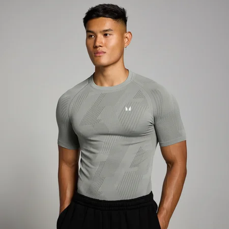 T-shirt sans coutures MP Tempo Pillar Graphic pour hommes – Orage