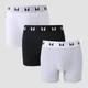 Boxer MP pour hommes (lot de 3) – Noir/Blanc/Gris