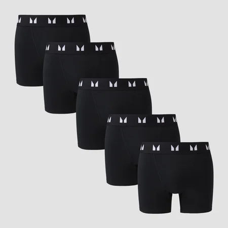 Boxer MP pour hommes (lot de 5) – Noir