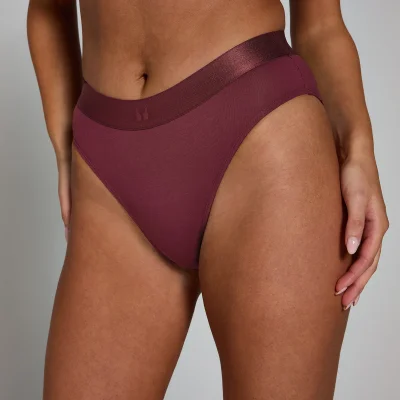 Culotte de style bikini taille mi-haute MP pour femmes (lot de 3) – Baie foncée - MImage6