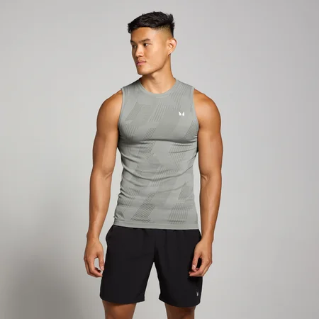 Débardeur sans coutures MP Tempo Pillar Graphic pour hommes – Orage