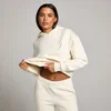 Sweat à capuche oversize MP Basics pour femmes – Crème clair