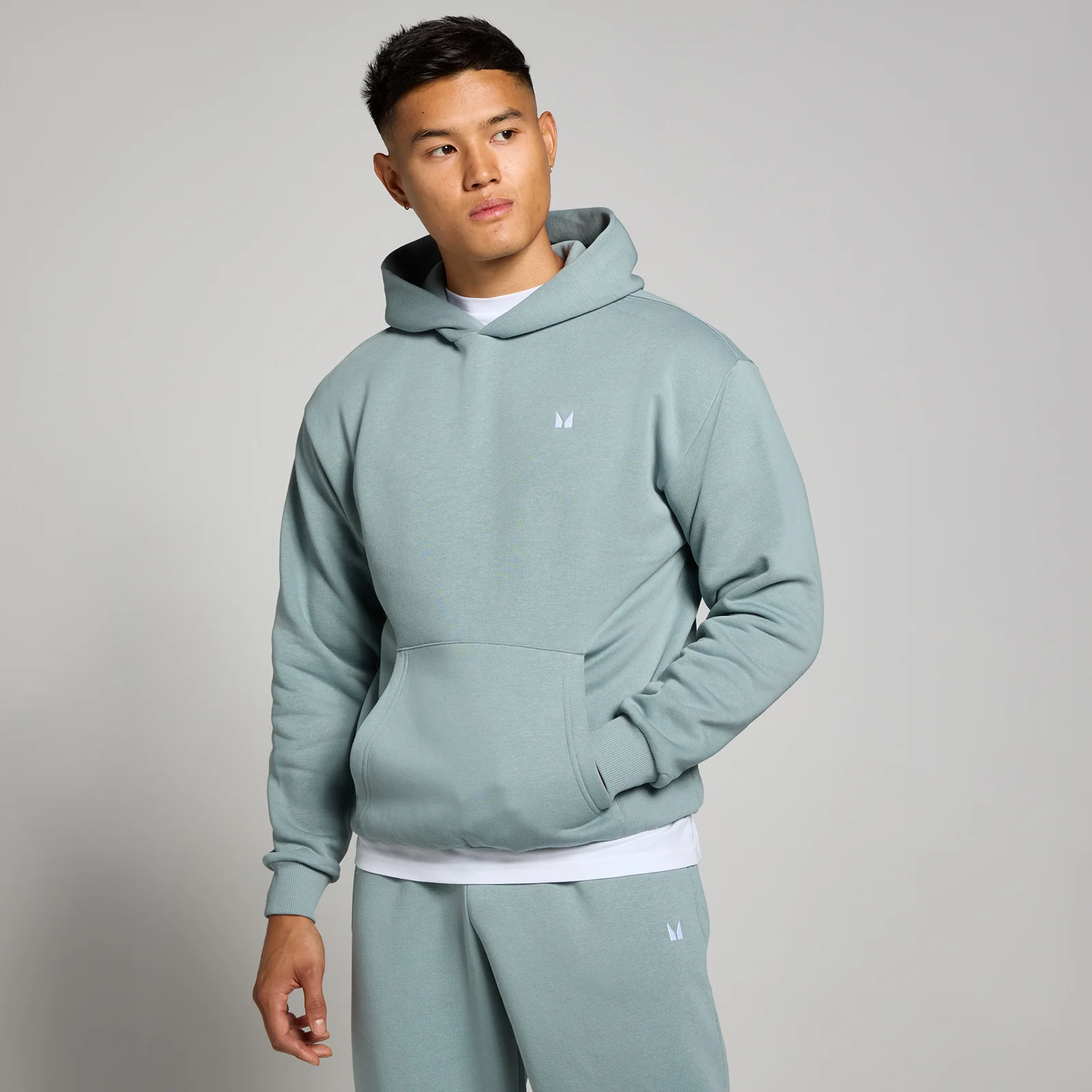 Sweat à capuche oversize MP Rest Day pour hommes – Gris plomb - XLImage1