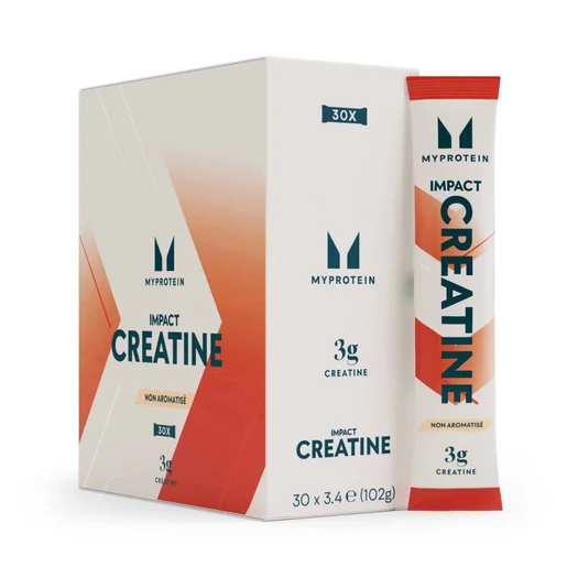 Myprotein, Impact Creatine Stick Packs, 6g (Boxes) - 20portions - Sans arôme ajouté