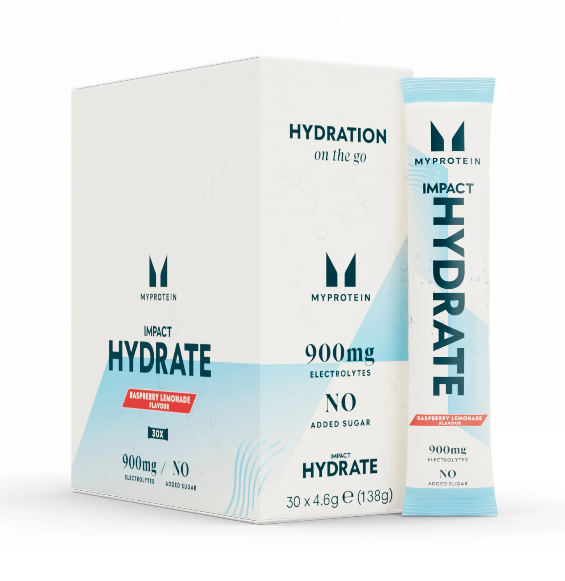 Impact Hydrate | Sachets individuels - 4.6g x 30portions - Framboise CitronnéeImage1