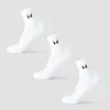 Socquettes de course MP (lot de 3 paires) – Blanc