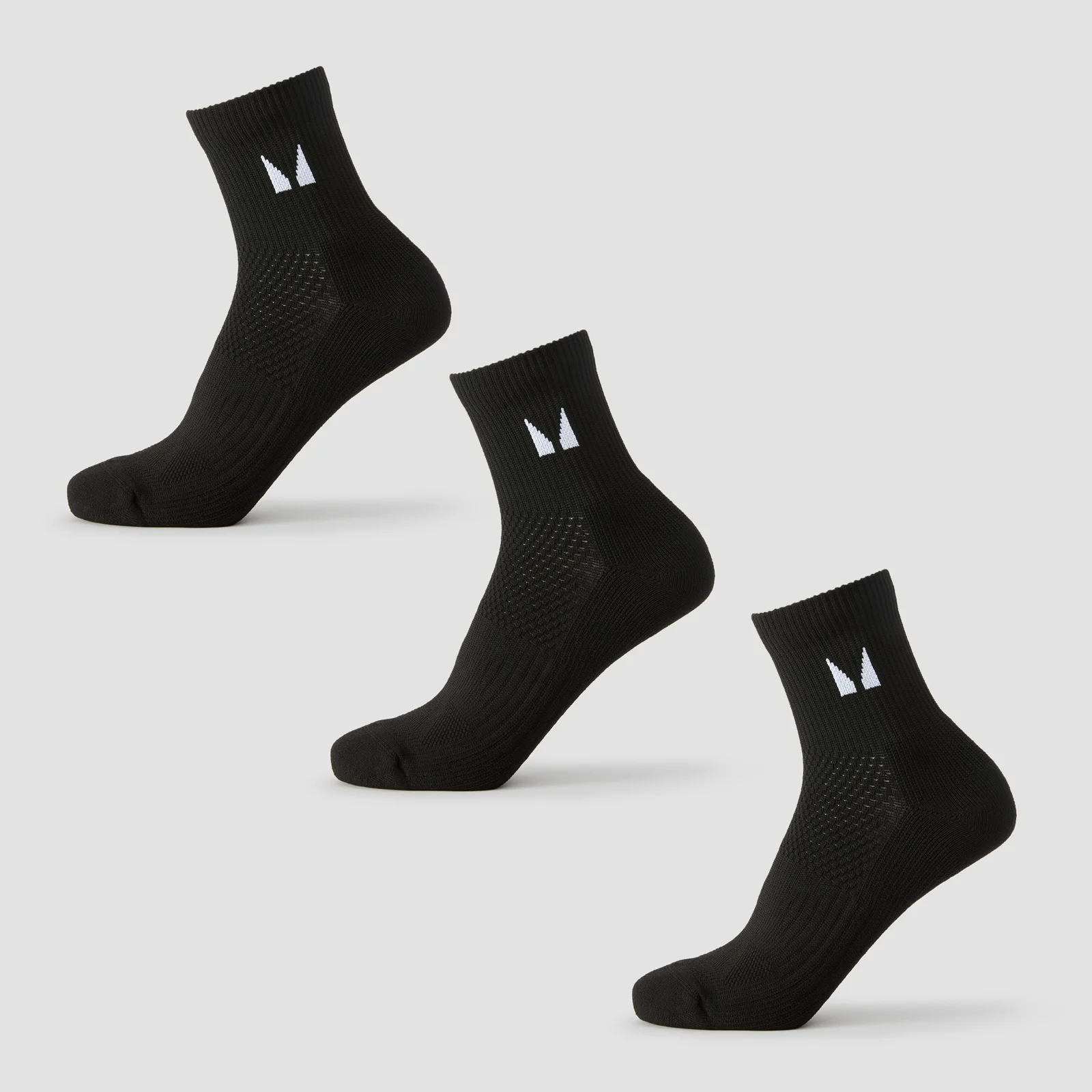 Socquettes de course MP (lot de 3 paires) – Noir - UK 9-11Image1