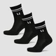Chaussettes de pilates MP (lot de 3 paires) – Noir