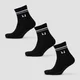 Chaussettes de pilates MP (lot de 3 paires) – Noir