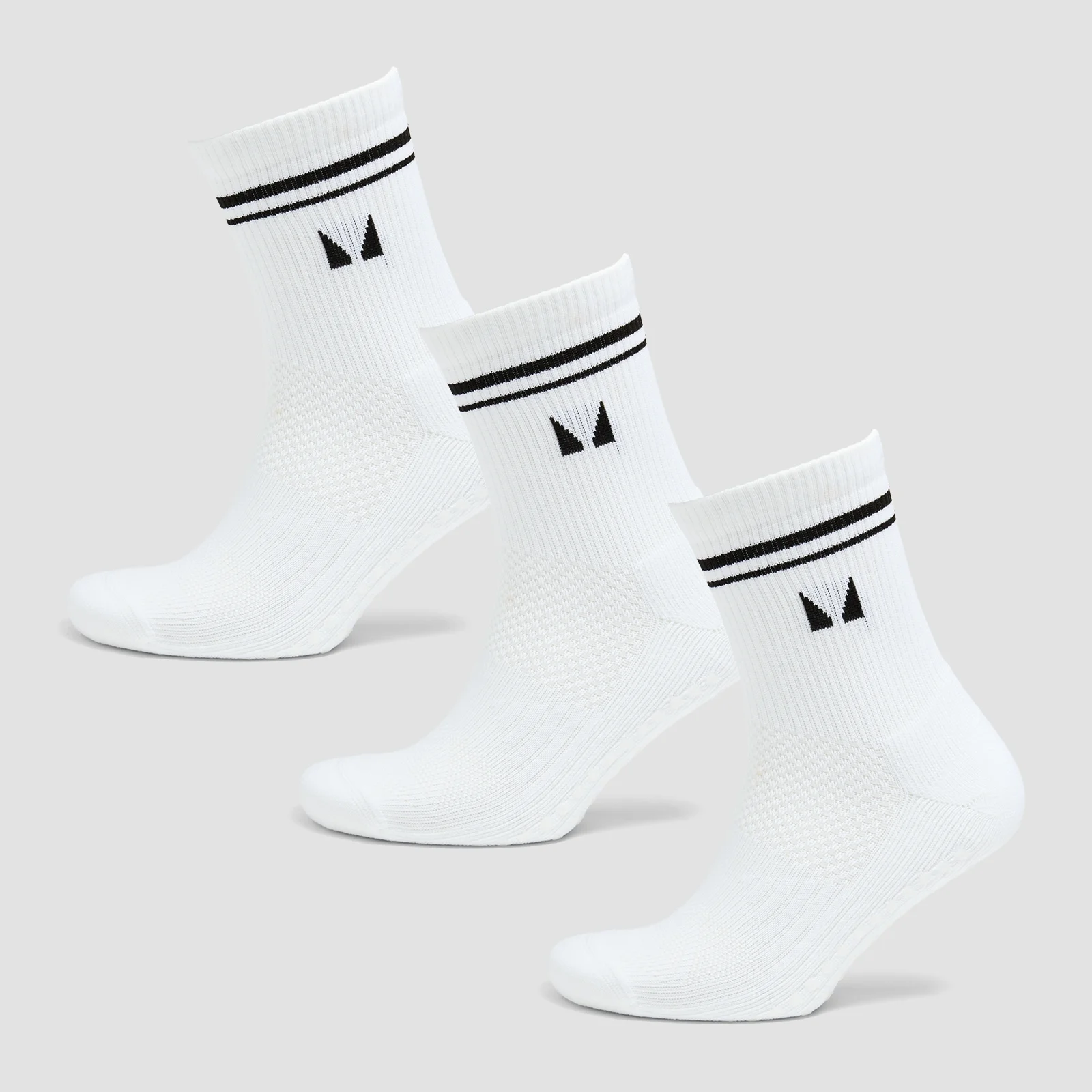 Chaussettes de pilates MP (lot de 3 paires) – Blanc - UK 6-8Image1