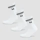 Chaussettes de pilates MP (lot de 3 paires) – Blanc