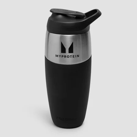 Bouteille métallique simple paroi Myprotein x Promixx 950 ml - Noir furtif
