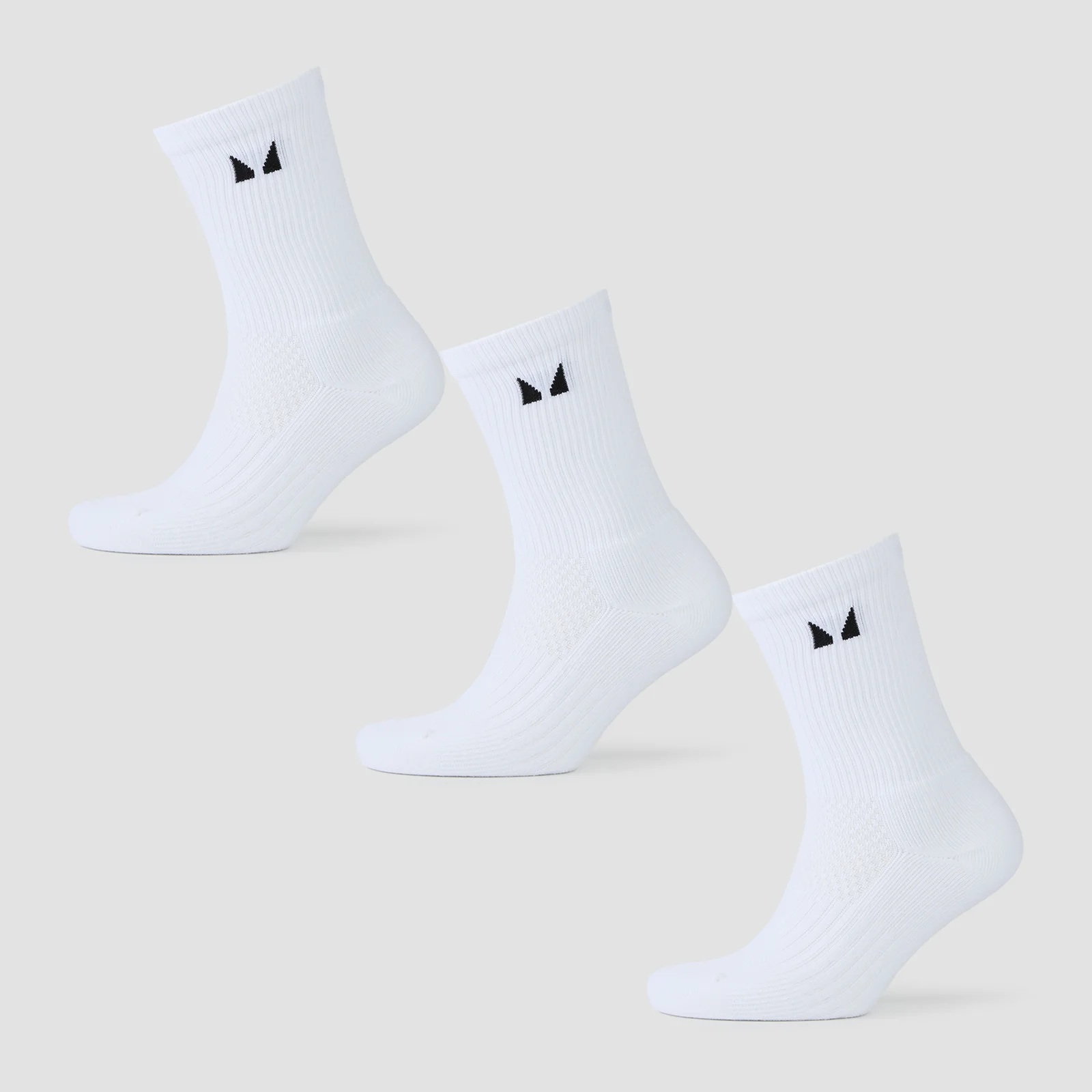 Chaussettes de course MP (lot de 3 paires) – Blanc - UK 6-8Image1