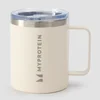 Tasse à café en acier inoxydable recyclé Myprotein 350 ml – Crème naturel