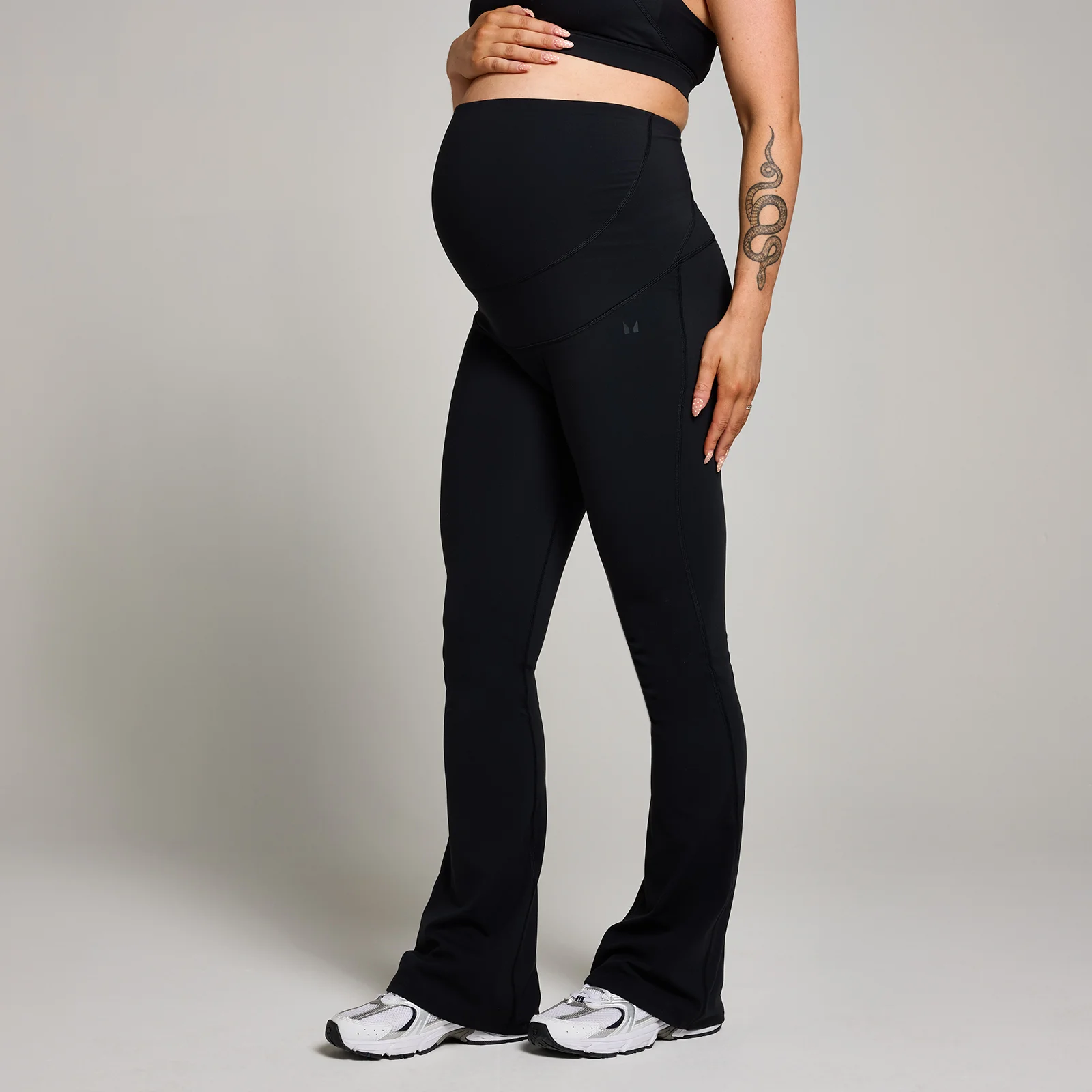 Legging de maternité évasé MP pour femmes – Noir - MImage1