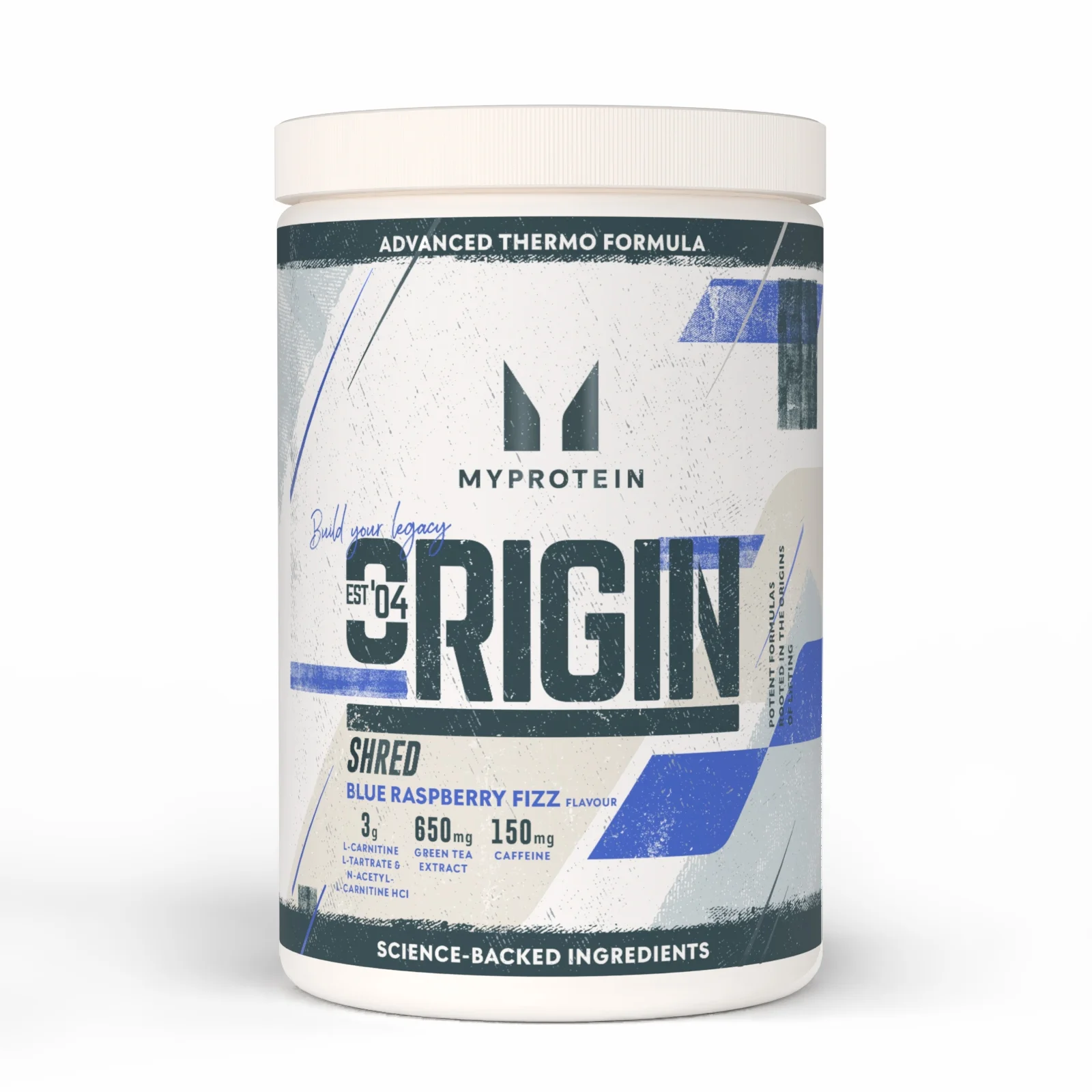 Origin Shred Pre-Workout - 60SERVINGS, 660g - Blue Raspberry FizzImage1
