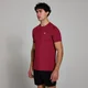 T-shirt texturé MP Active pour hommes – Rouge foncé