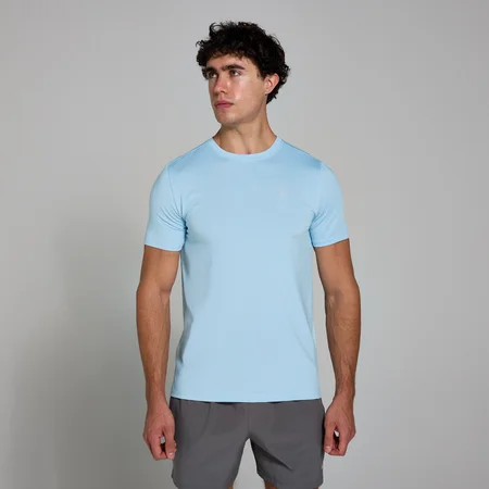 T-shirt texturé MP Active pour hommes – Bleu ciel