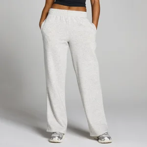 Jogging jambe droite Basics MP femme - Gris chiné clair - Size XS