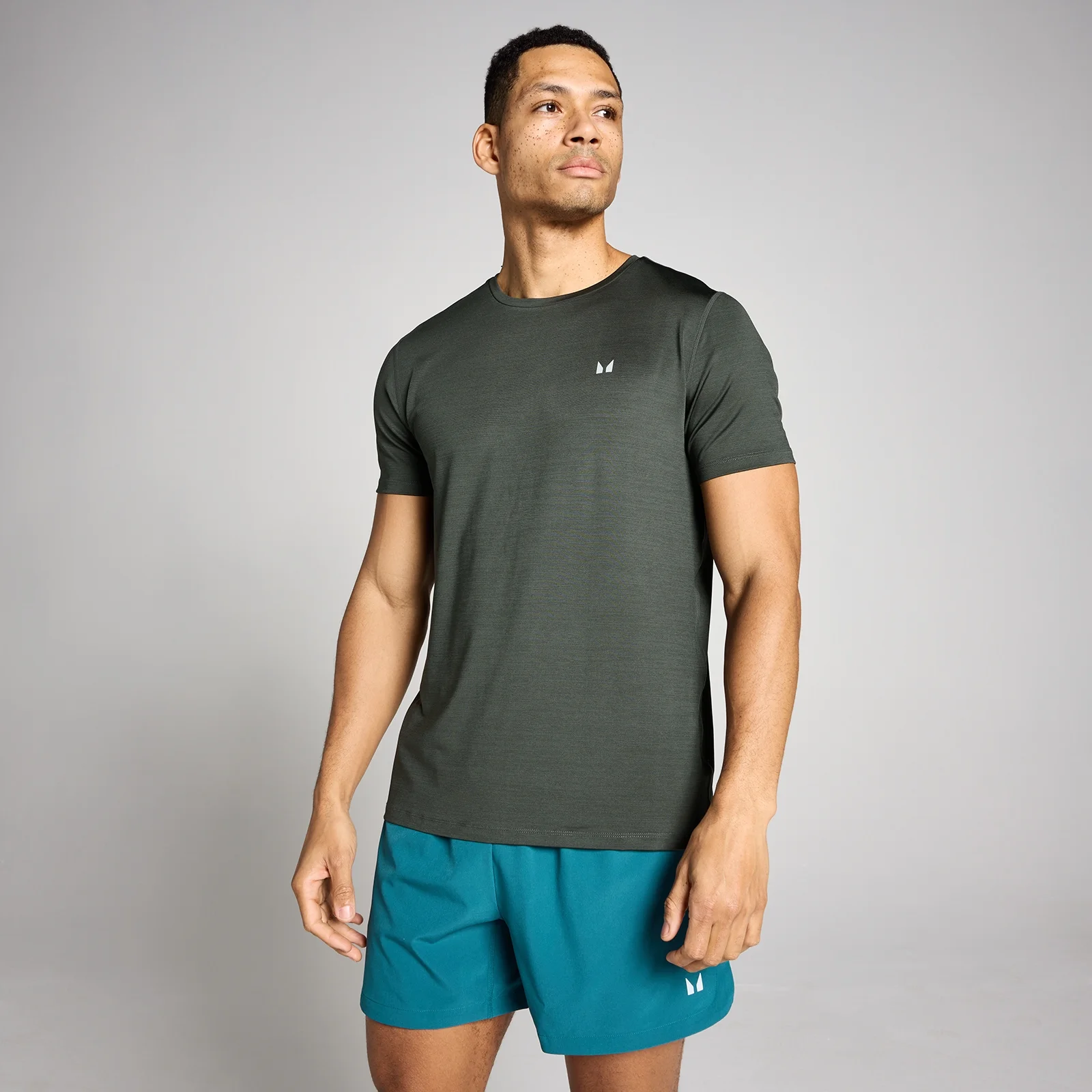 MP Men's Tempo Marl T-Shirt - Washed Black - LImage1