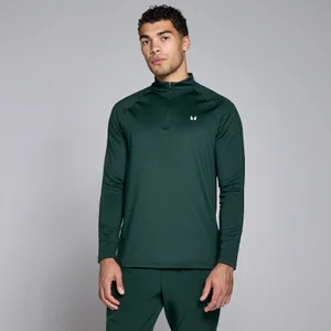 Haut d’entraînement à fermeture éclair ¼ MP pour homme – Émeraude foncé - Size M