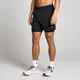 Short d’entraînement 2-en-1 avec entrejambe de 13 cm MP pour homme – Noir