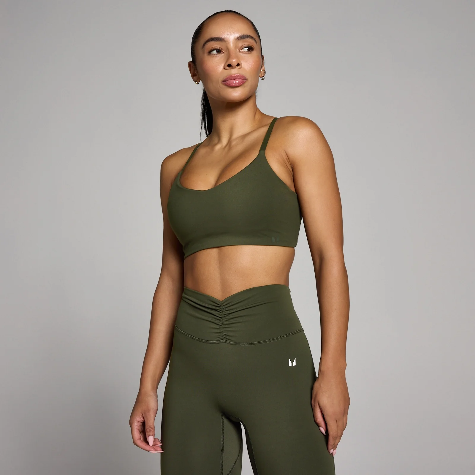 Brassière de sport Tempo MP femme - Vert forêt - XSImage1