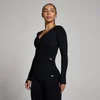 Veste courte sans coutures Tempo MP femme - Noir