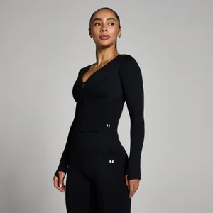 Veste courte sans coutures Tempo MP femme - Noir - Size XS